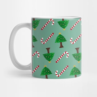 Christmas tree pattern Mug